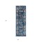 Edge Collections - 6' - Blue - Floral Runner Rug for Enhanced Home Comfort - 1 Piece